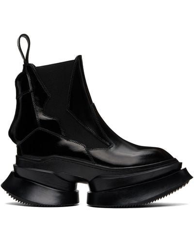 Julius Coated Chelsea Boots - Black