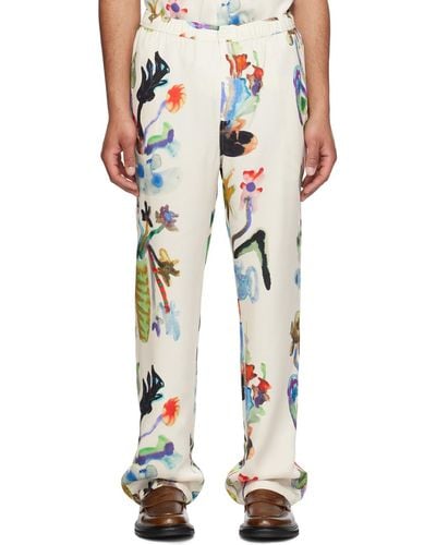 Soulland Off- Fadi Trousers - White