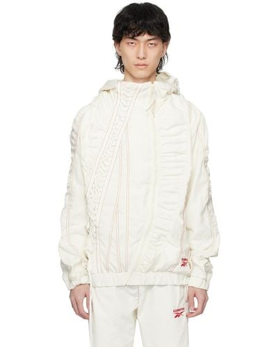 KANGHYUK Off- Reebok Edition Jacket - White