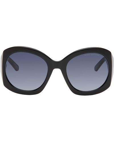 Marc Jacobs Lunettes de soleil surdimensionnées noires - j marc