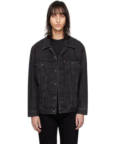 Levi's Black Trucker Denim Jacket