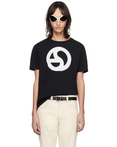 Acne Studios Black Graphic T-shirt