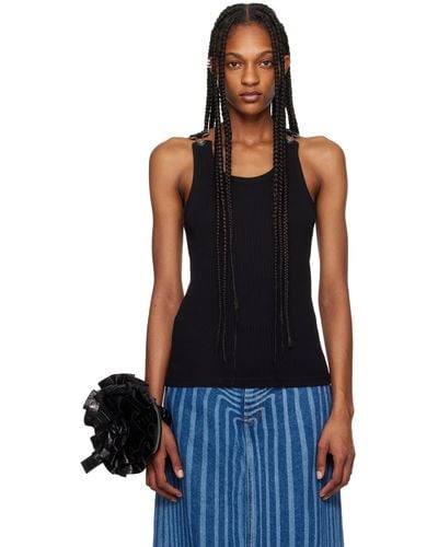 Jean Paul Gaultier 'the Straps' Tank Top - Black