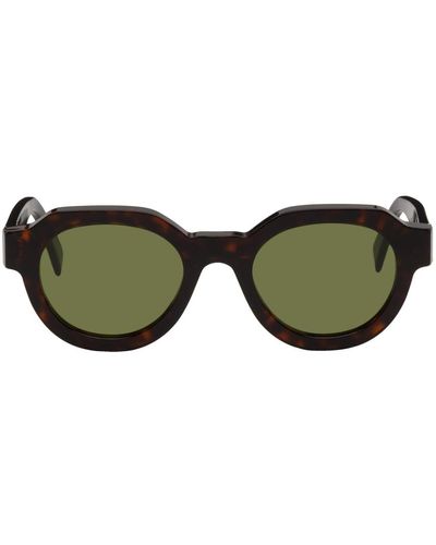 Retrosuperfuture Tortoiseshell Vostro Sunglasses - Green