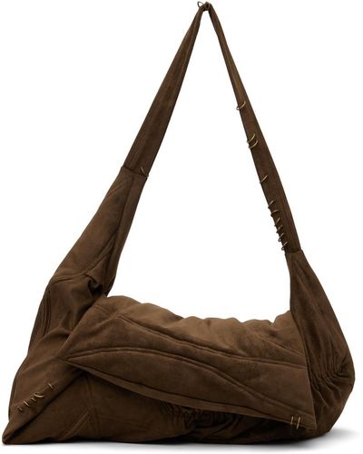 Mainline:RUS/Fr.CA/DE Très grand sac rembourré brun - Marron