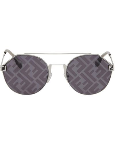 Fendi Silver Sky Sunglasses - Black