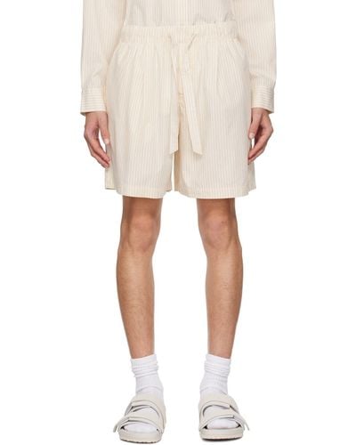 Tekla Birkenstock Edition Pajama Shorts - Natural