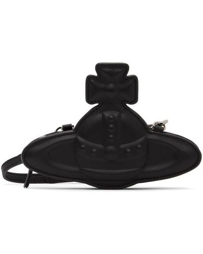 Vivienne Westwood Nano sac à bandoulière en forme d'orbe noir