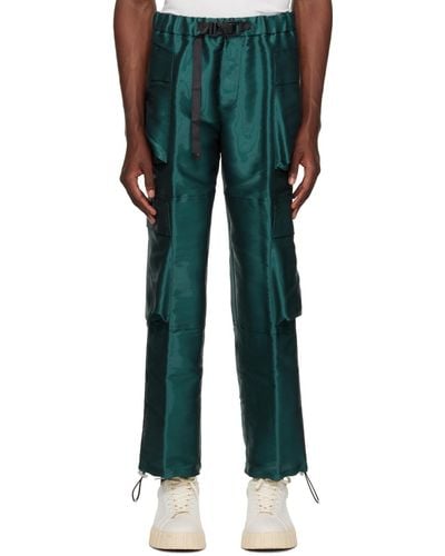 Bonsai Double Cargo Trousers - Green