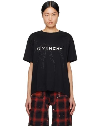 Givenchy ボクシー Tシャツ - ブラック