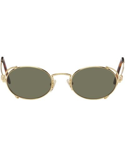 Jean Paul Gaultier Gold 55-3175 Sunglasses - Black