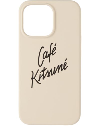 Maison Kitsuné エディション Cafe Kitsuné Iphone 13 ケース - ナチュラル