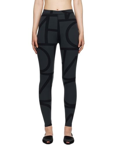 Totême Monogram leggings - Black