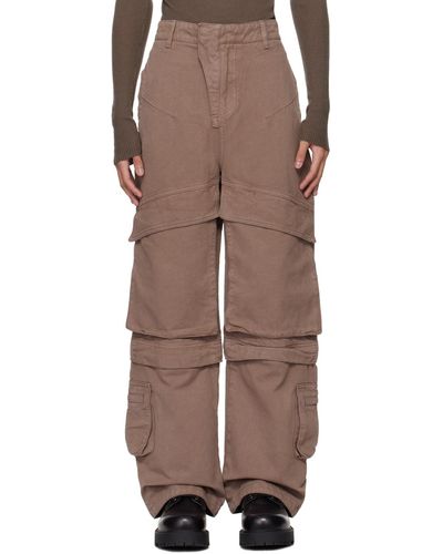 Entire studios Hard Cargo Trousers - Brown