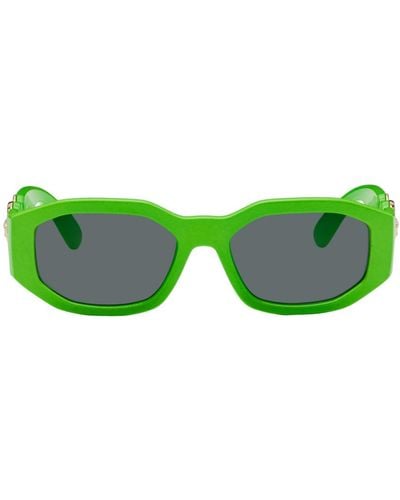 Versace Green Medusa biggie Sunglasses