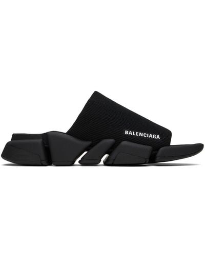 Balenciaga Sandales à enfiler speed 2.0 noires
