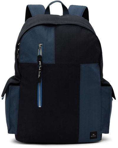 PS by Paul Smith Blue Patch Backpack