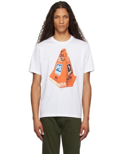 PS by Paul Smith White Cone T-shirt - Multicolor