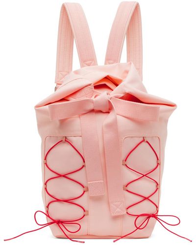 Simone Rocha Lace-up Backpack - Pink