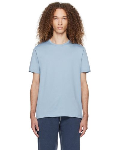 Sunspel T-shirt bleu