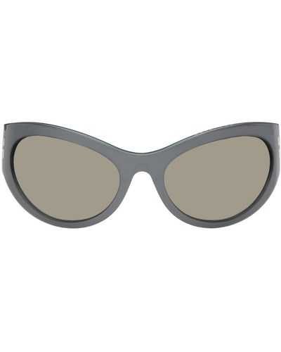 Marc Jacobs Lunettes de soleil enveloppantes 'the icon' grises - Noir