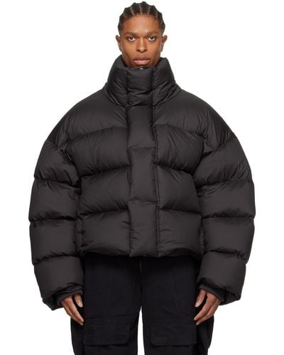 Entire studios Quilted Down Jacket - Black