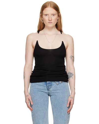 Y. Project Ssense Exclusive Tank Top - Black