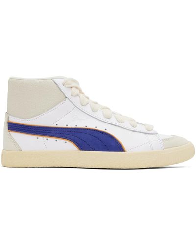 Rhude Baskets clyde blanches édition puma - Multicolore