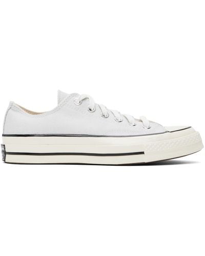 Converse Grey Chuck 70 Low Top Trainers - Black