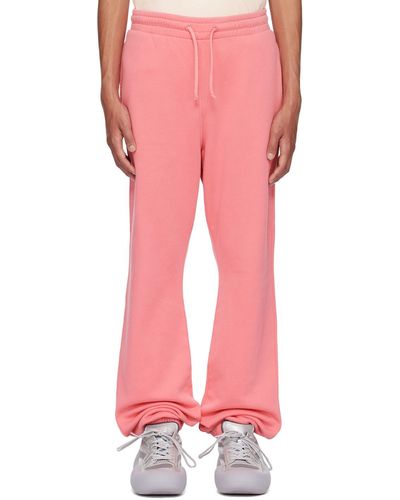 JW Anderson Pink Relaxed Sweatpants