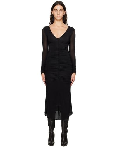 Isabel Marant Laly ミディアムドレス - ブラック