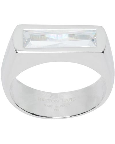 Hatton Labs Baguette Ring - White