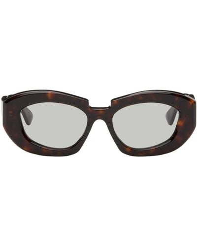 Kuboraum Tortoiseshell X23 Sunglasses - Black