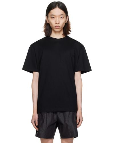 WOOYOUNGMI Black Graphic T-shirt
