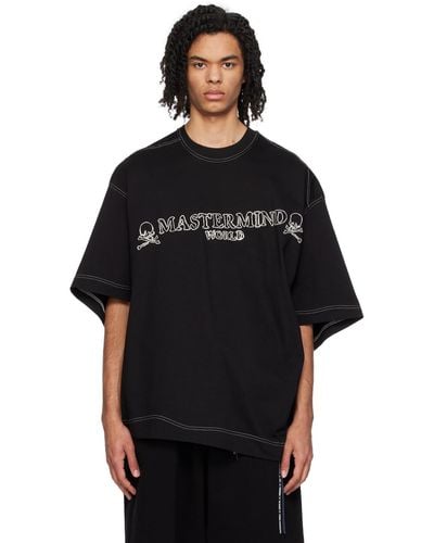 MASTERMIND WORLD ボンディングロゴ Tシャツ - ブラック