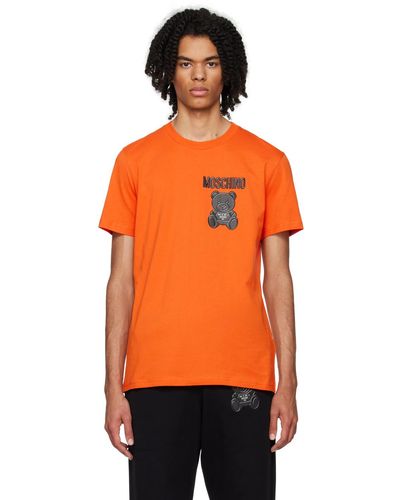 Moschino T-shirt à ourson - Orange