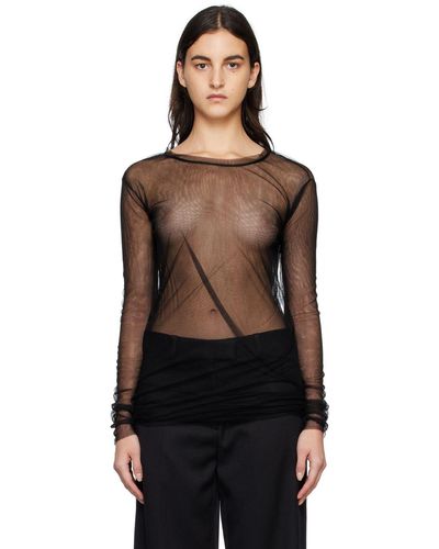 Ann Demeulemeester Long-sleeved tops for Women | Online Sale up to 62% ...