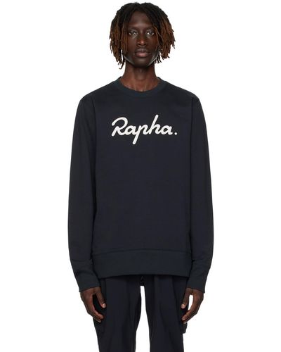 Rapha ロゴ刺繍 スウェットシャツ - ブラック