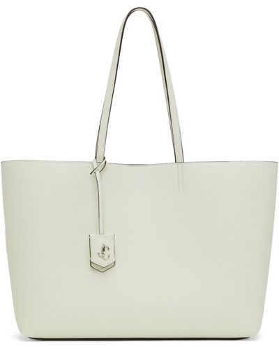 Jimmy Choo Cabas nine2five e/w blanc - Neutre