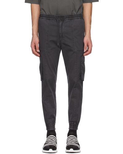 Juun.J Twill jogger Cargo Trousers - Grey