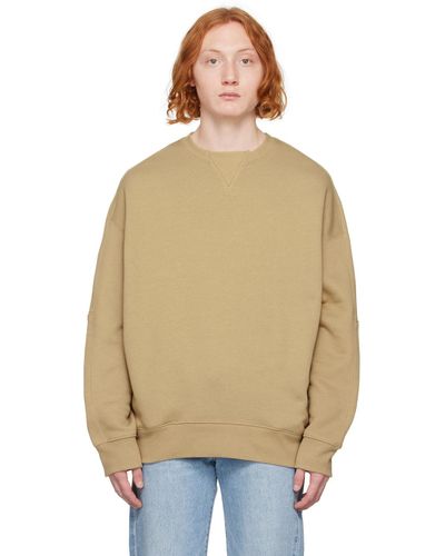 Calvin Klein リラックスフィット スウェットシャツ - ナチュラル
