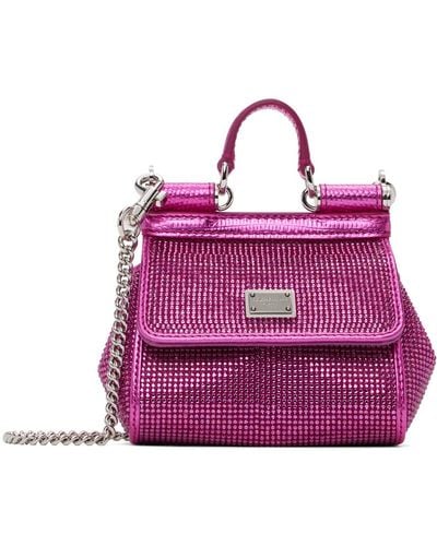 Dolce & Gabbana Dolce&gabbana Pink Mini Sicily Bag - Purple