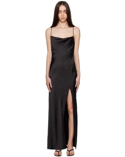 Third Form Split Slip Maxi Dress - Black