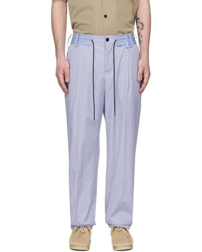 Sacai Blue Thomas Mason Trousers