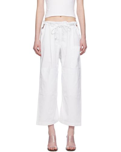Gil Rodriguez 'the Lou' Lounge Trousers - White