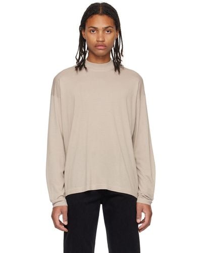 The Row Delsie Long Sleeve T-shirt - Natural