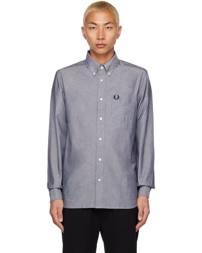 Fred Perry F perry chemise m4695 grise