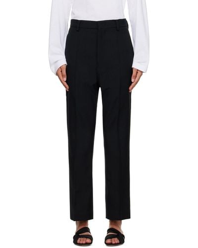 Sofie D'Hoore Pinched Seam Trousers - Black