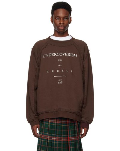 Undercoverism Raw Edge Sweatshirt - Brown