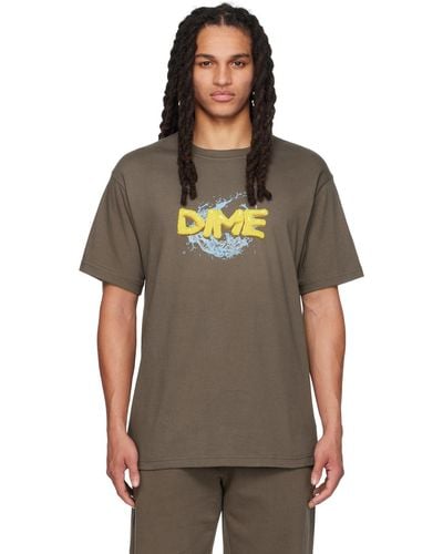 Dime Splash T-shirt - Brown